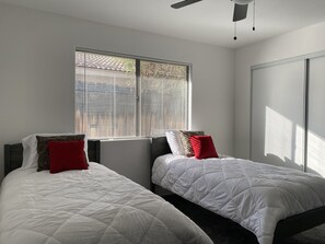 3 quartos, roupa de cama
