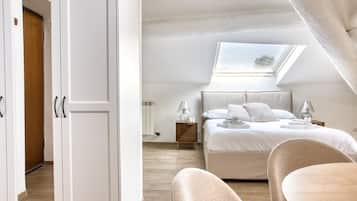1 slaapkamer, een strijkplank/strijkijzer, gratis wifi, beddengoed