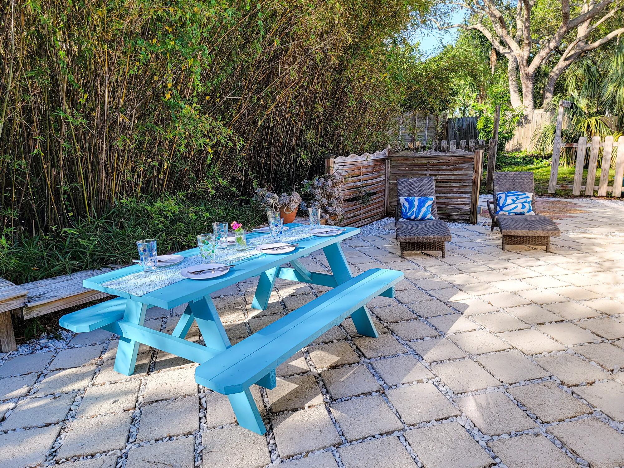 Opções para refeição ao ar livre