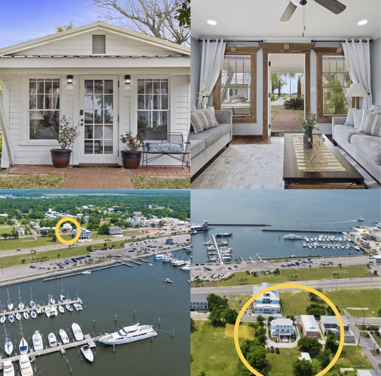 Beachfront cottage in downtown Pass Christian