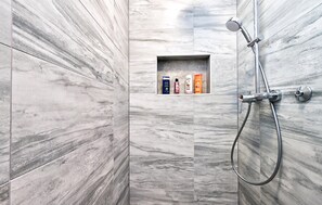 Shower, hair dryer