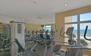 Fitness facility - Beach front condo with spacious balcony and great views  (Panama City Beach)
