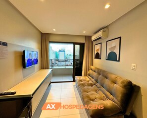 Apartment | Living area | TV - SH Holandas Prime Shopping (João Pessoa)