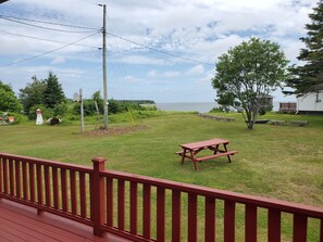 Outdoor dining - "New Renovated Refreshing 3 Bedroom 1 Bath Cottage" (Mount Stewart)