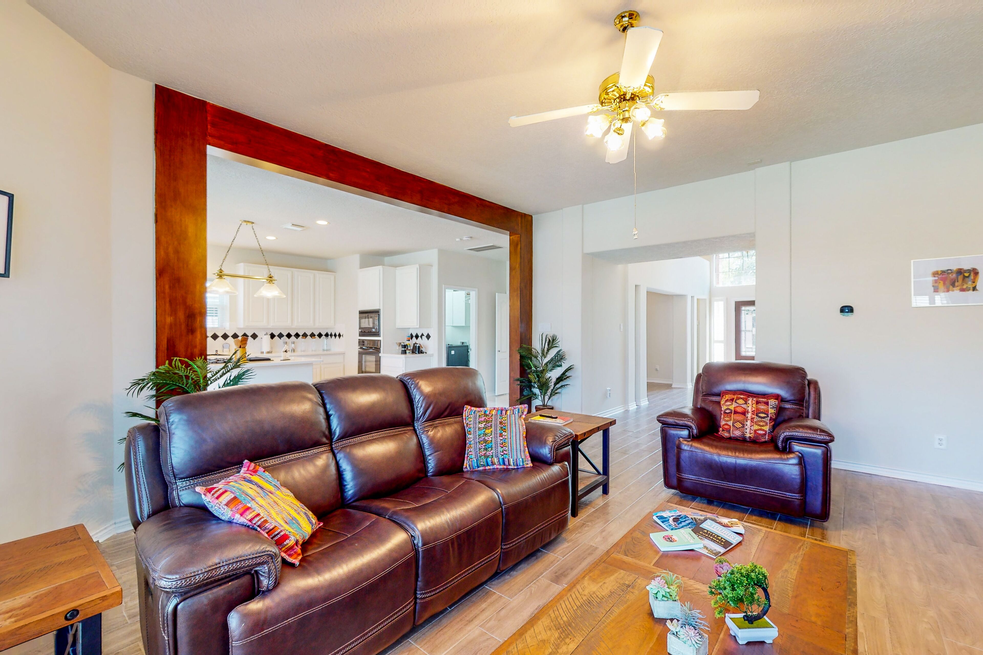 Canal-front home with private pool, dock, deck, water views, W/D & AC