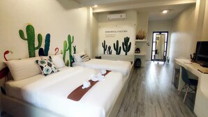 Quarto triplo família