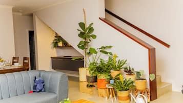 Basic Apartment, Patio, City View | Living area