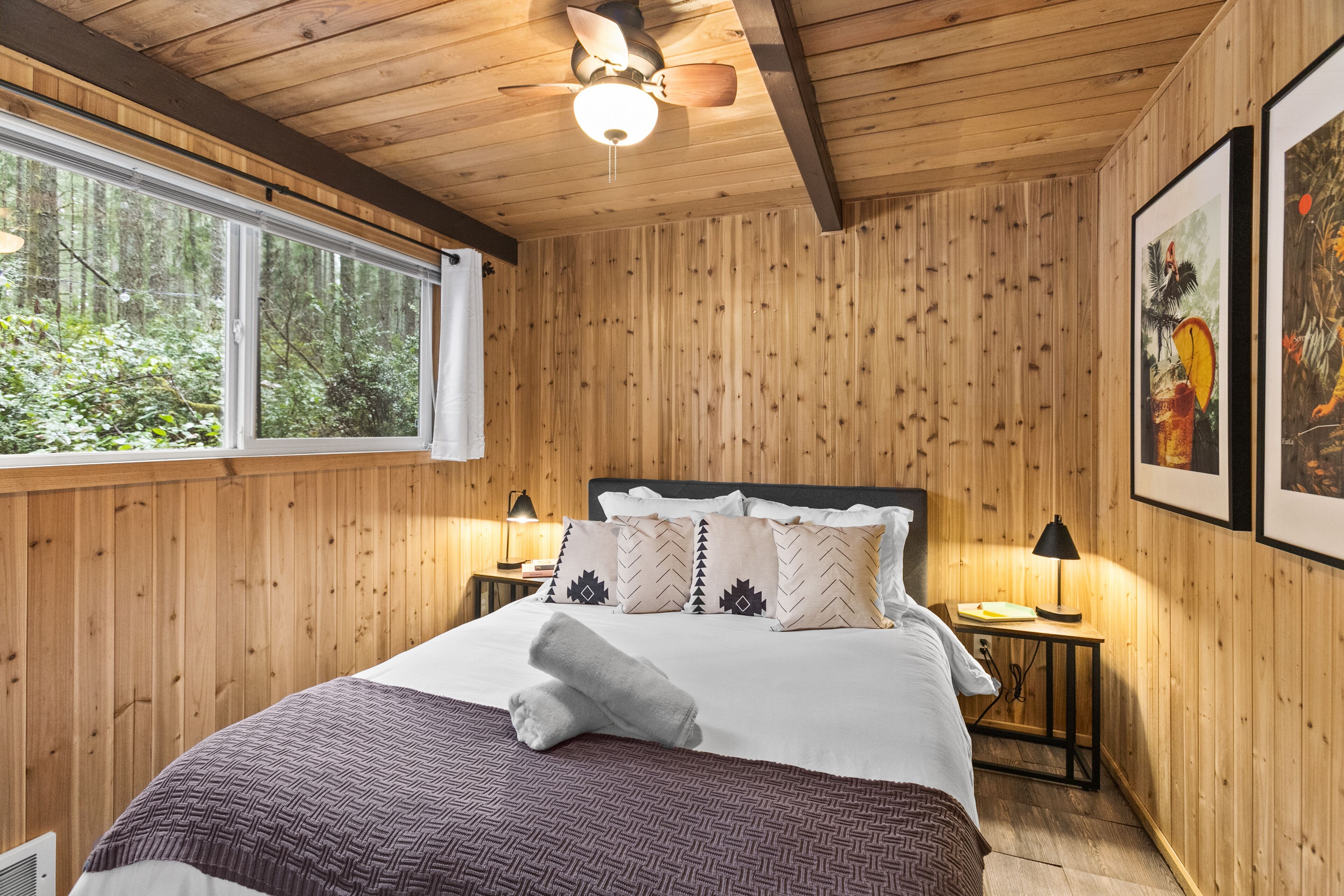 Lakefront A-Frame Cabin with King Beds, Boat, Hot Tub, RV Hookup