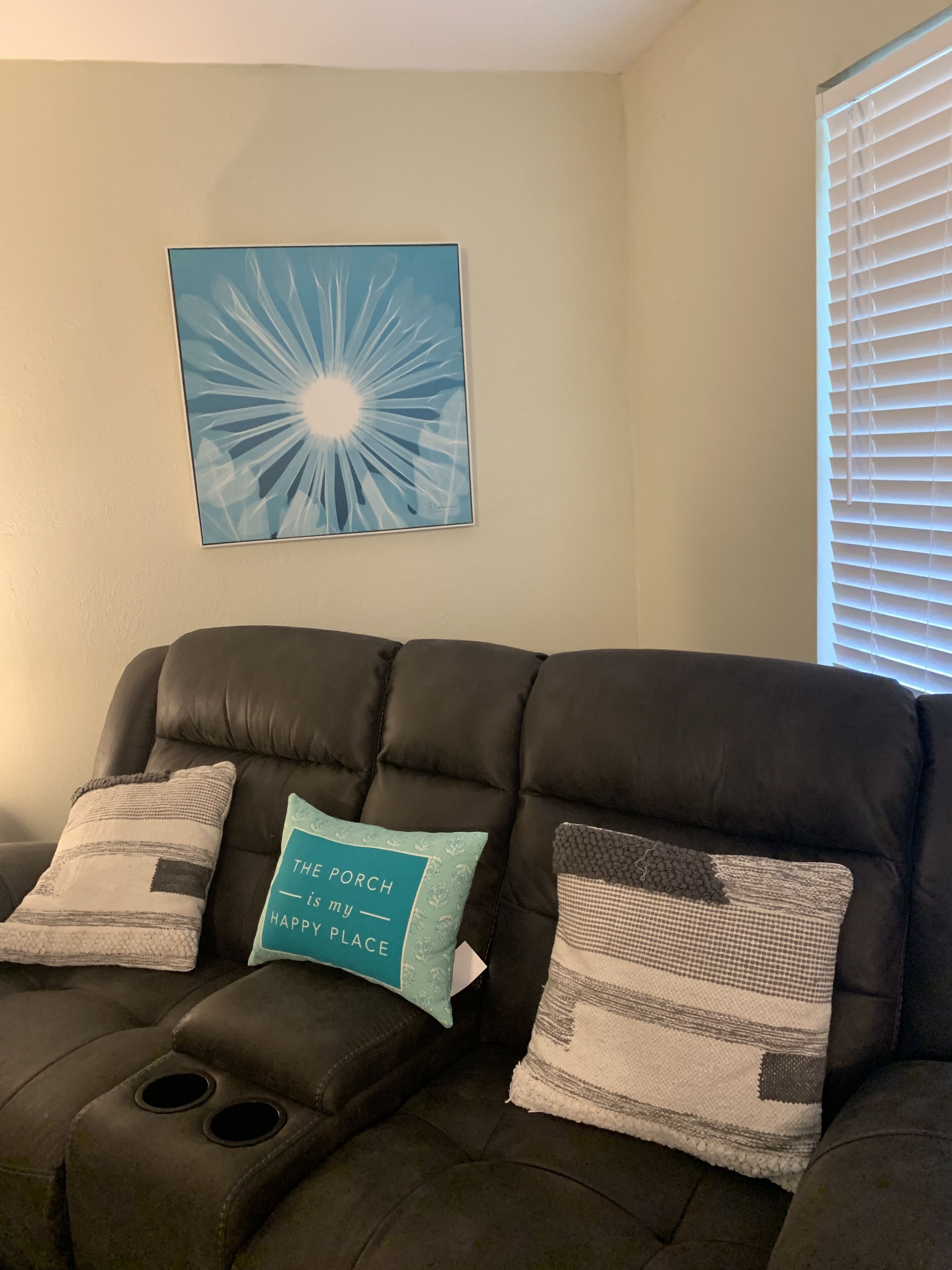 Feels like home. Roomy condo and full kitchen if you feel like cooking.

