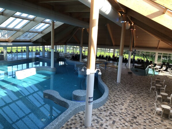 Indoor pool, outdoor pool