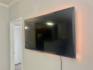 Enjoy in-room entertainment with a flat-screen television.