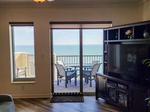 TV, DVD player, books