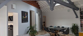 Large house with swimming pool in Lyon ideal for families, close to transport links