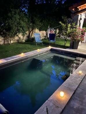 Udendørs pool, opvarmet pool
