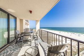 Comfort Condo, 2 Bedrooms, Balcony, Beach View | Balcony