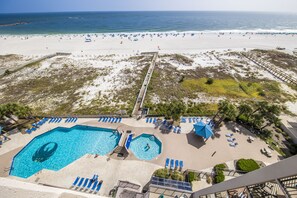 Comfort Condo, 2 Bedrooms, Balcony, Beach View | View from room