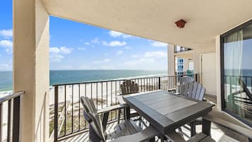 Comfort Condo, 2 Bedrooms, Balcony, Beach View | Balcony