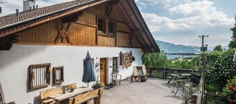 Ferienwohnung "Woehrmannhof Spinnrad" mit Bergblick, Gemeinschaftsgarten und WLAN