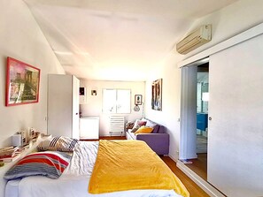 4 dormitorios, tabla de planchar con plancha, wifi y ropa de cama
