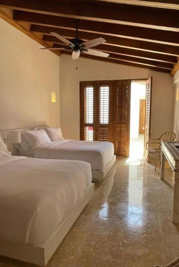 4 habitaciones, wifi y ropa de cama 