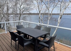 Outdoor dining - Beautiful Lake Carlos Home on the Alexandria Chain of Lakes (Carlos)