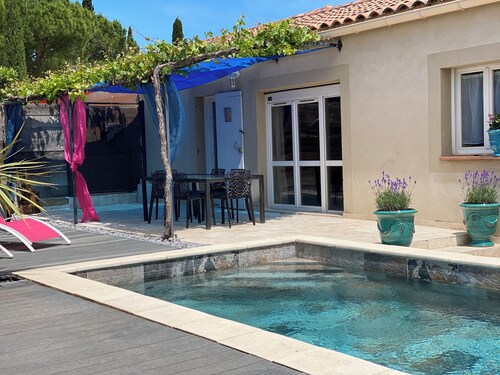 Villa les Lauriers Roses heated pool 10 min Avignon