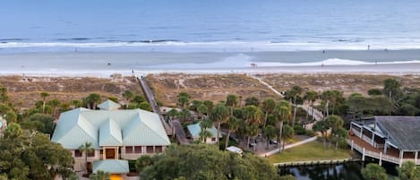 Sun-loungers, beach towels