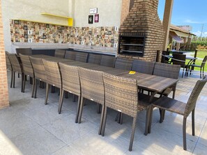 Opções para refeição ao ar livre