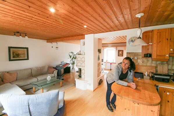 Smart TV, chimenea