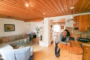 TV connectée, cheminée