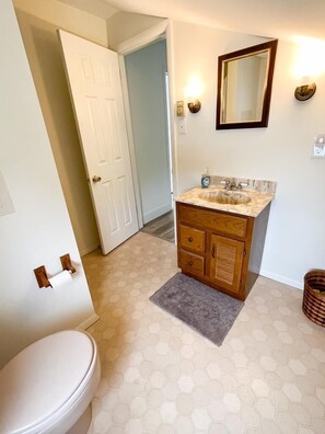 Dusche, Haartrockner, Seife