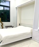 Suíte estúdio luxo (3) | Roupas de cama premium, camas Tempur-Pedic, cofres nos quartos