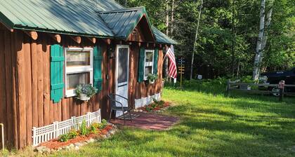 Wood Haven Lodge. Secluded, cozy log cabin in Northern Michigan.