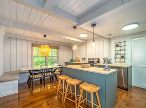 Private kitchen - THE AWAY FRAME: Cozy 5 Bdrm A-Frame in the Woods (Dillard)