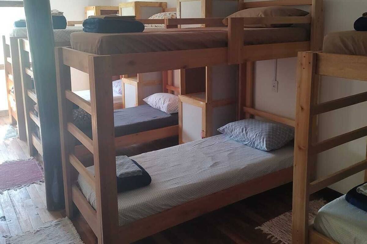 Desk, laptop workspace, free WiFi, bed sheets