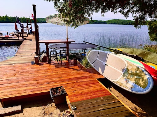 Rustic off grid cabin
