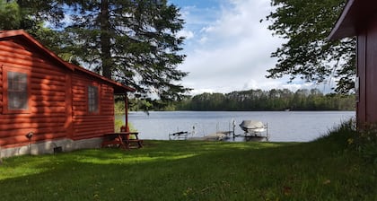 Rustic Log Cabin built 1897 just steps from lake