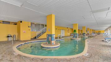 Indoor pool, outdoor pool