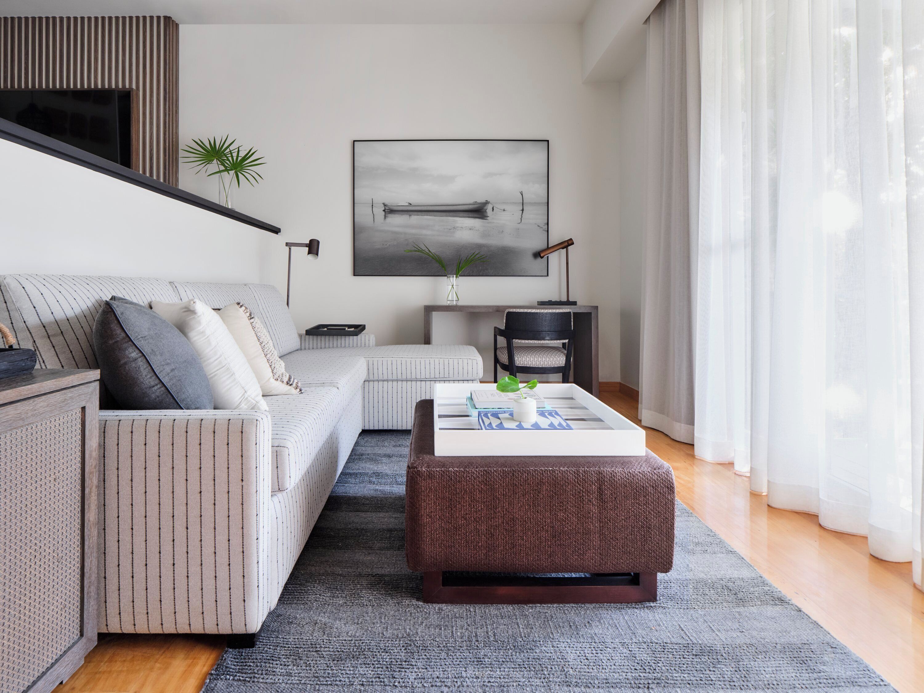 Bungalow, 1 Schlafzimmer (Canopy view) | Italienische Bettbezüge von Frette, hochwertige Bettwaren