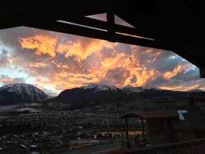 Utsikt fra overnattingsstedet