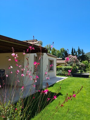 Property grounds - Philip single-family villa 500 meters from the beautiful beach of Cala Sinzias (Sardinia)