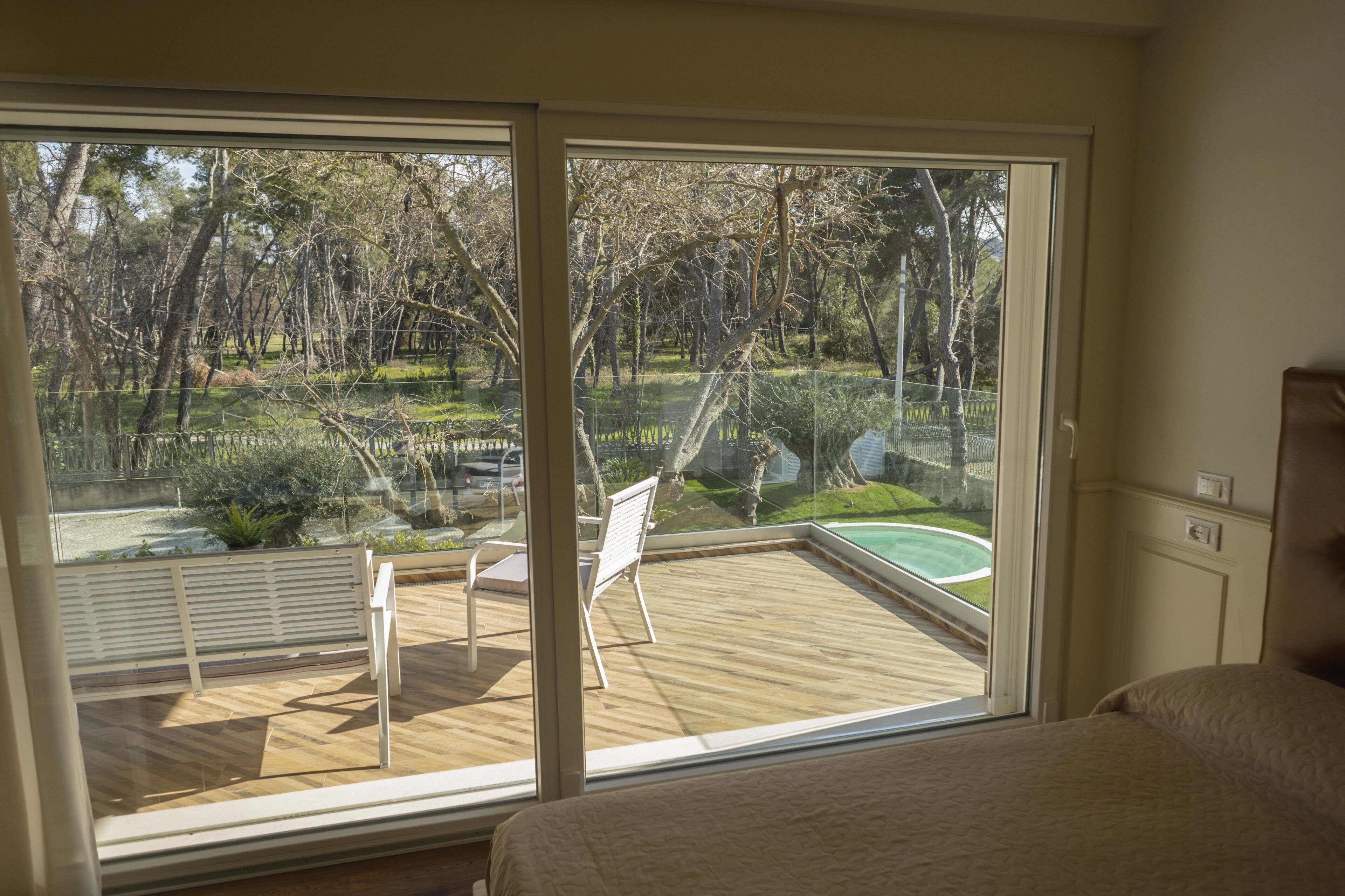 Executive-Doppelzimmer | Hochwertige Bettwaren, Betten mit Memory-Foam-Matratzen, Zimmersafe