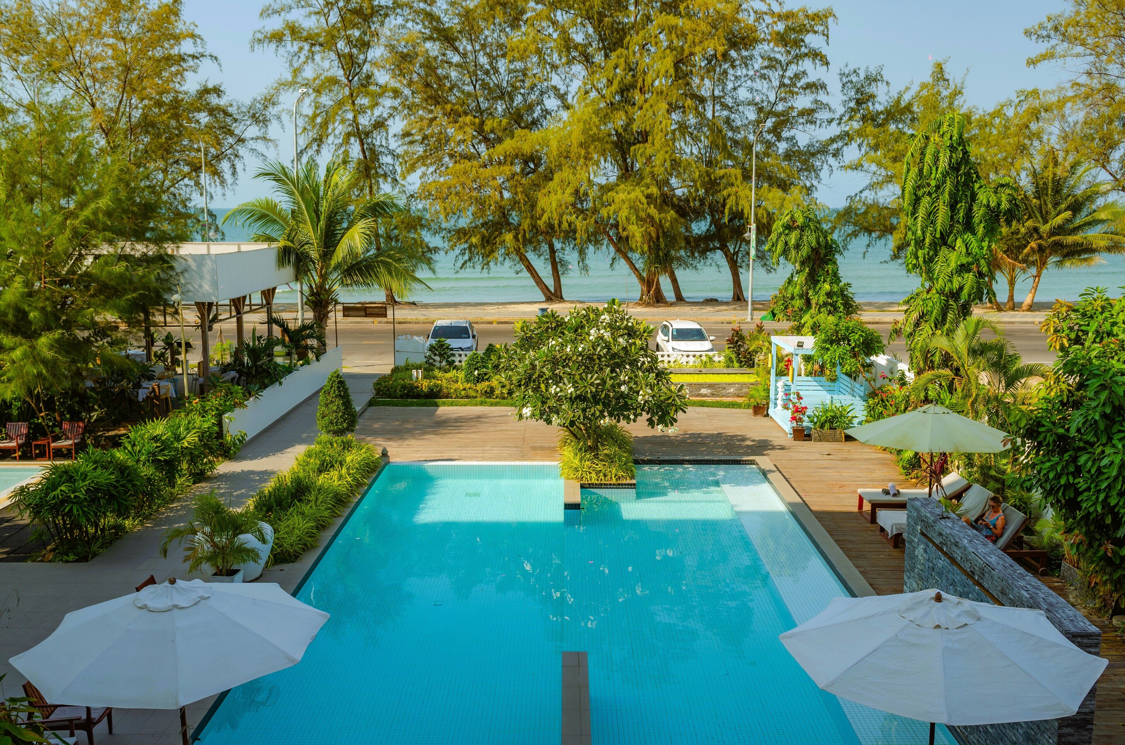 Majoituspaikan julkisivu