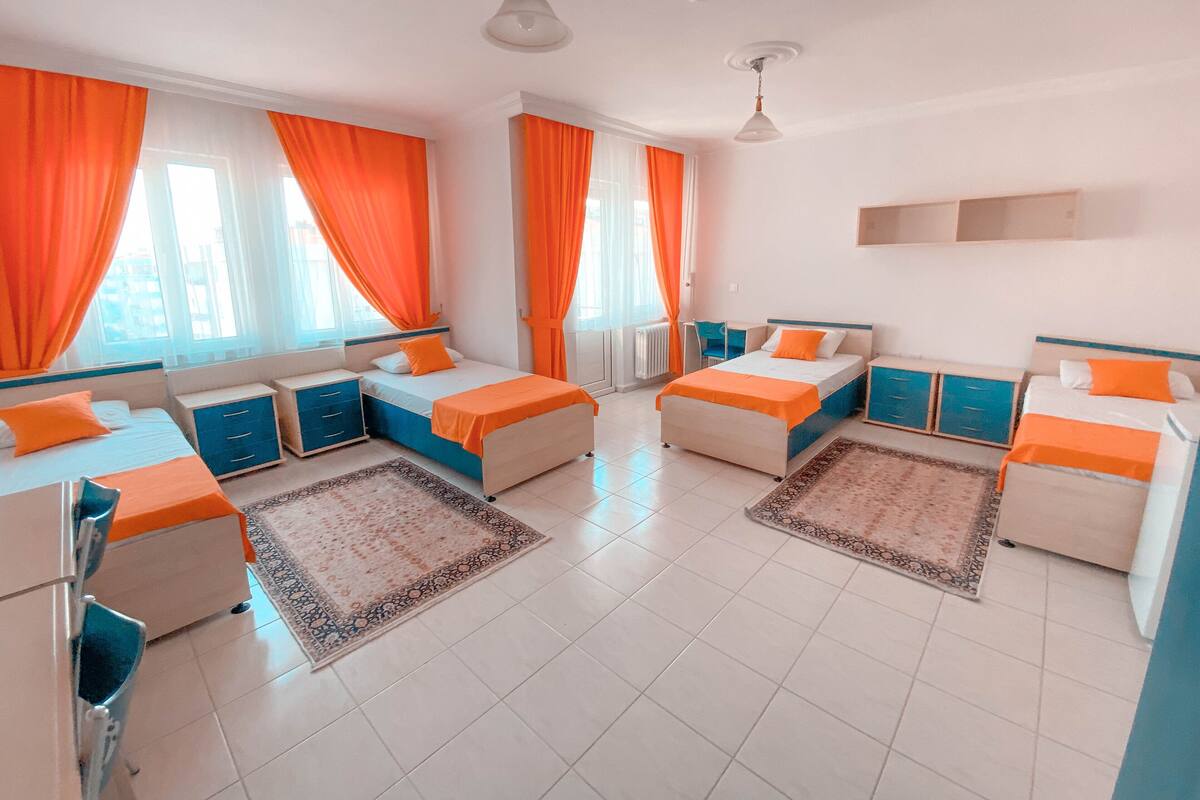 Minibar, desk, WiFi (free), bed sheets
