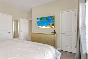 4 bedrooms, iron/ironing board, travel cot, free WiFi