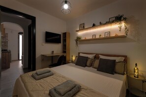 1 dormitorio, caja fuerte, cuna de viaje y wifi