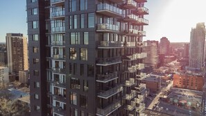 Exterior - Impeccable DT Condo | City & Mountain Views | Pool (Calgary)