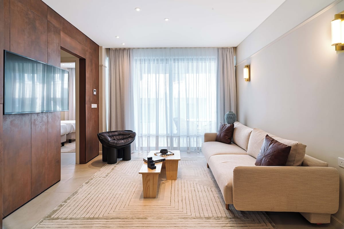 2 habitaciones, ropa de cama de alta calidad y edredón