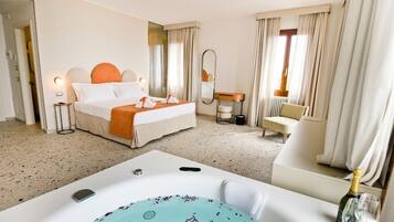 Luxury Room, Jetted Tub (Verbena) | Down duvets, minibar, in-room safe, blackout curtains