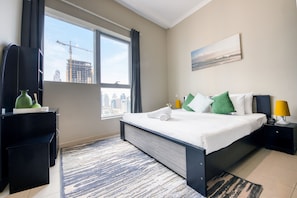 1 bedroom, in-room safe, iron/ironing board, free WiFi